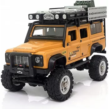 Coche RC AMEWI D90X28 Metal Scale Crawler 4WD 1:28 amarillo