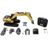 Amewi G705E Excavadora de metal 1:14 RTR Amarillo 14+