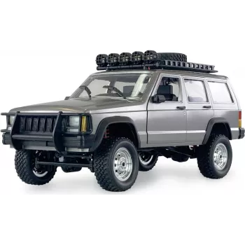 AMEWI JC-X12 Scale Plata cepillado 1:12 RC Buggy Off-Road 4WD eléctrico RTR 2,4GHz con batería y cargador (22634)