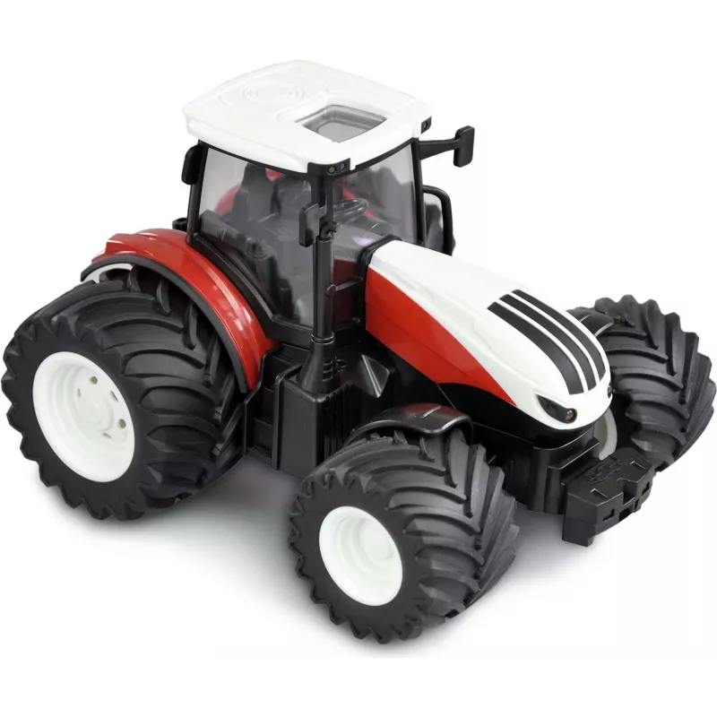 AMEWI Tractor RC con remolque de ganado escala 1:24 4WD 2,4GHz camión teledirigido (22601)