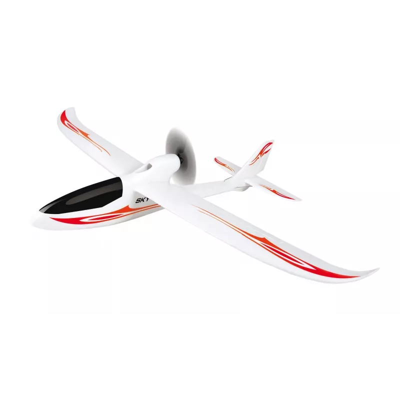 Amewi Skyrunner V3 planeador RC eléctrico con giroscopio, 3 canales, 750mm de envergadura, RTF