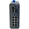 AMG Switch gestionado industrial, 8x 10/100 Mbps, carril DIN, alimentación redundante