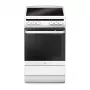 Amica SHC11542W cocina eléctrica independiente 50cm con placa vitrocerámica, horno 65L, 9 funciones - blanco