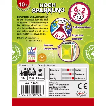 AMIGO Juego de cartas Hochspannung