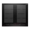 AMZCHEF CE-FS-I74S-FFDD10 Placa de inducción de 4 zonas con control táctil, 7200W, Negro