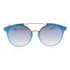Gafas de sol de mujer ANA HICKMANN HI3060-6804G extra grandes cuadradas montura dorada lentes marrones degradadas 68/13/145 mm
