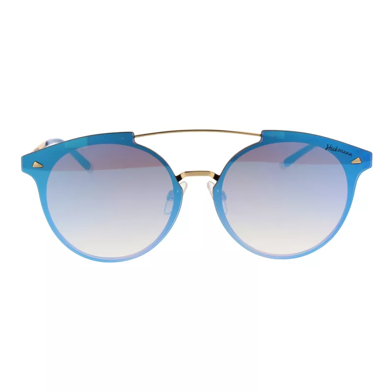 Gafas de sol de mujer ANA HICKMANN HI3060-6804G extra grandes cuadradas montura dorada lentes marrones degradadas 68/13/145 mm