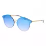 Gafas de sol de mujer ANA HICKMANN HI3060-6804G extra grandes cuadradas montura dorada lentes marrones degradadas 68/13/145 mm