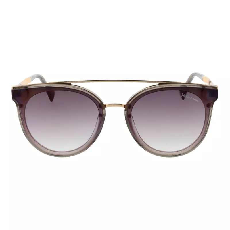 Gafas de sol ANA HICKMANN HI9080-62T03 mujer mariposa marrón carey montura acetato lente degradada marrón 62mm