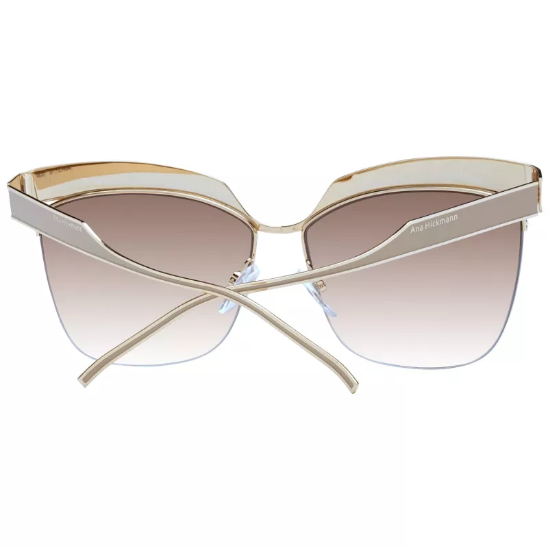 ANA HICKMANN Gafas de sol de mujer Butterfly Cat Eye AH3179-6204A Havana carey degradado marrón 62 mm