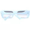 ANA HICKMANN Gafas de sol butterfly para mujer HI9199-53H01 Havana acetato lente degradada gris 53mm