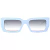 ANA HICKMANN Gafas de sol butterfly para mujer HI9199-53H01 Havana acetato lente degradada gris 53mm