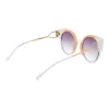 ANA HICKMANN gafas de sol mujer Cat-Eye AH3180-52P02 - montura de acetato Havana con lentes degradado marrón - 53/22/145 mm