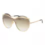 ANA HICKMANN Gafas de sol de mujer cat-eye AH3182-13404A Havana acetato lente degradada marrón 56 mm