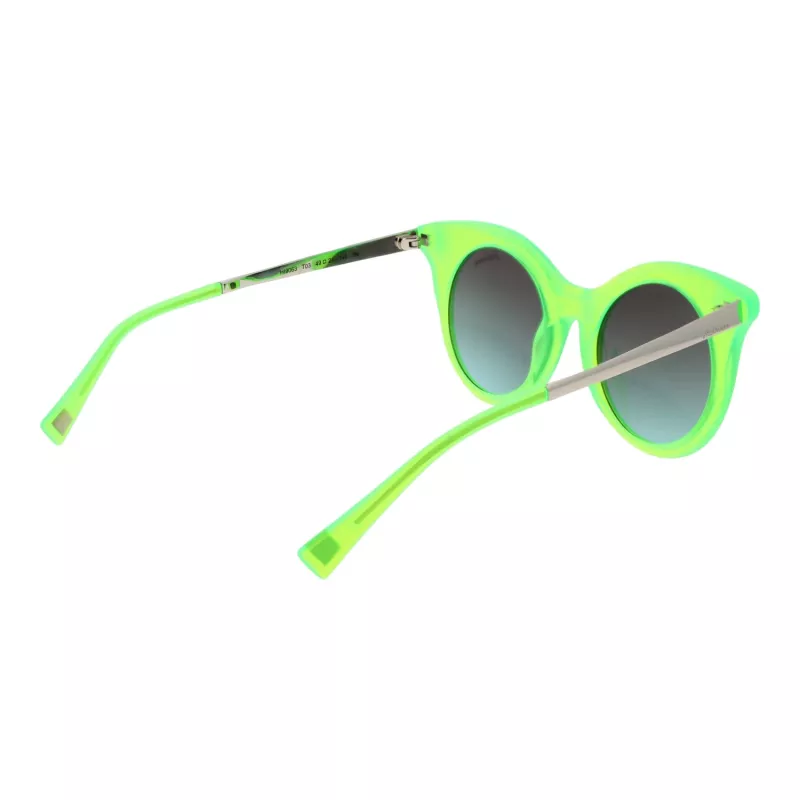 ANA HICKMANN Gafas de sol cat-eye para mujer HI9063-49T03 Havana acetato lente degradada marrón 49mm