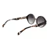 ANA HICKMANN Mujer Gafas de sol de ojo de gato HI9175-51P02 - Montura negra, lentes grises degradadas, UV400