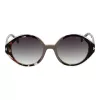 ANA HICKMANN Mujer Gafas de sol de ojo de gato HI9175-51P02 - Montura negra, lentes grises degradadas, UV400