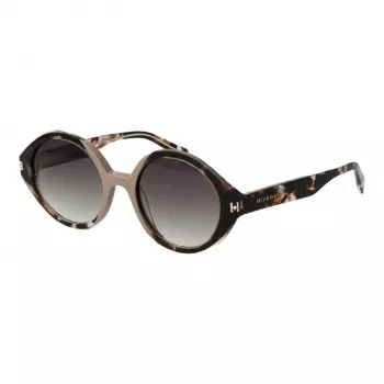 ANA HICKMANN Mujer Gafas de sol de ojo de gato HI9175-51P02 - Montura negra, lentes grises degradadas, UV400