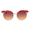 ANA HICKMANN Gafas de sol para mujer HI3050-52E01 Havana marrón degradado mariposa cuadradas acetato UV400