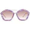 Gafas de sol mujer ANA HICKMANN AH3165-56G24 montura dorada de metal mariposa cristales marrones degradados 56/20/145 mm