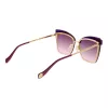 Gafas de sol de mujer ANA HICKMANN AH3177-6404E montura dorada lentes degradadas marrones 64mm