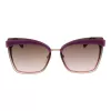 Gafas de sol de mujer ANA HICKMANN AH3177-6404E montura dorada lentes degradadas marrones 64mm