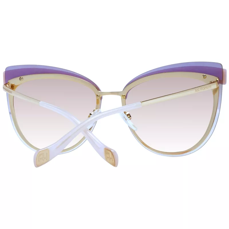 Gafas de sol de mujer ANA HICKMANN AH3178-6604A marrón havana montura carey lentes degradadas marrones 65 mm