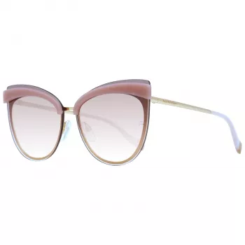 Gafas de sol de mujer ANA HICKMANN AH3178-6604A marrón havana montura carey lentes degradadas marrones 65 mm