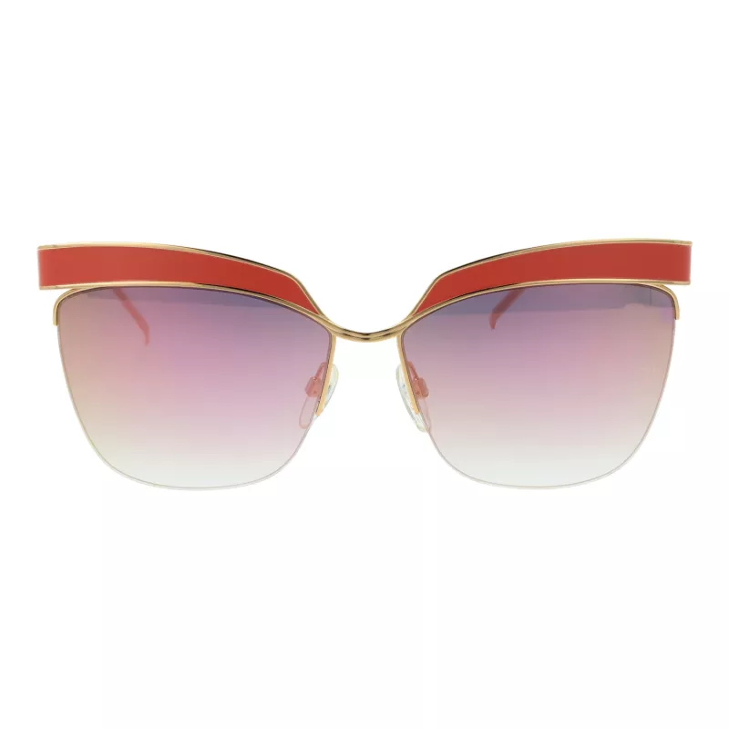 ANA HICKMANN Gafas de sol mujer AH3179-6205A Butterfly Cat Eye Havana acetato marrón degradado UV400 62mm