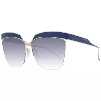 ANA HICKMANN Gafas de sol de mujer AH3179-6206A mariposa acetato Havana marrón lente degradada 62 mm