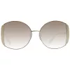 ANA HICKMANN Gafas de sol para mujer AH3188-5704A Oro/Marrón mariposa montura metálica UV400