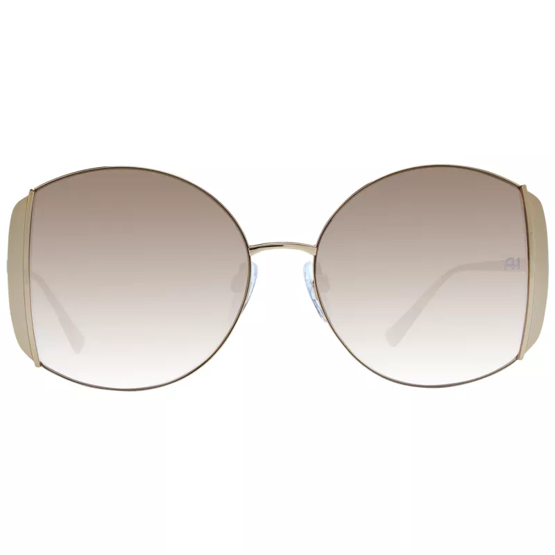 ANA HICKMANN Gafas de sol para mujer AH3188-5704A Oro/Marrón mariposa montura metálica UV400