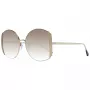 ANA HICKMANN Gafas de sol para mujer AH3188-5704A Oro/Marrón mariposa montura metálica UV400