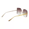 ANA HICKMANN Gafas de sol de mujer AH3189-5605B - Montura de acetato marrón, lentes de policarbonato degradado marrón, ancho de lente 57 mm, protección UV400