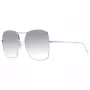 Gafas de sol de mujer ANA HICKMANN AH3193-5803A marrón havana montura cuadrada de acetato, lentes marrones degradadas, 58/16/145 mm