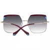 ANA HICKMANN Gafas de sol de mujer AH3253-59P02 Havana Brown Montura de acetato estilo mariposa con lentes degradadas marrones UV400