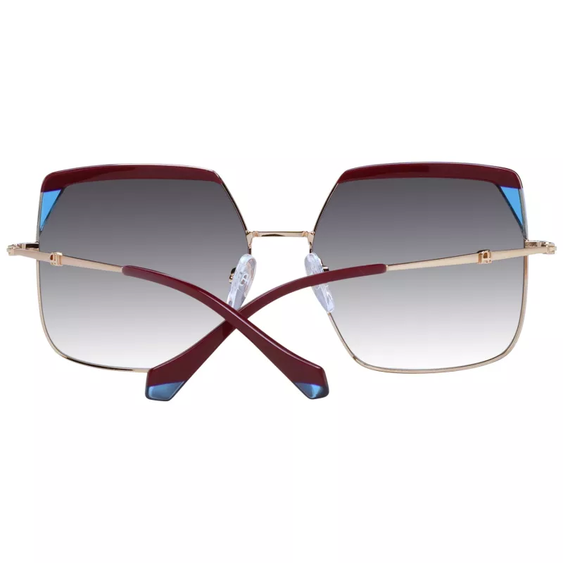 ANA HICKMANN Gafas de sol de mujer AH3253-59P02 Havana Brown Montura de acetato estilo mariposa con lentes degradadas marrones UV400