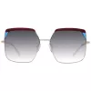 ANA HICKMANN Gafas de sol de mujer AH3253-59P02 Havana Brown Montura de acetato estilo mariposa con lentes degradadas marrones UV400