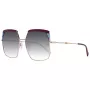 ANA HICKMANN Gafas de sol de mujer AH3253-59P02 Havana Brown Montura de acetato estilo mariposa con lentes degradadas marrones UV400