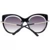ANA HICKMANN Gafas de sol para mujer AH9265-54A01 - Montura de acetato negra, lentes de policarbonato grises, protección UV400, 54/22/145 mm