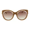 ANA HICKMANN Gafas de sol de mujer AH9265-54H02 Havana montura cuadrada de acetato cristales marrón tintados 54mm