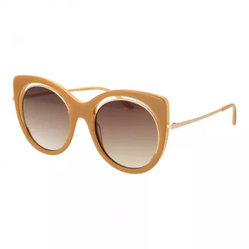 ANA HICKMANN Gafas de sol de mujer AH9265-54H02 Havana montura cuadrada de acetato cristales marrón tintados 54mm