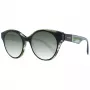 ANA HICKMANN Gafas de sol para mujer AH9345-51H01 Ojo de gato Montura de acetato Havana Lente degradada marrón UV400