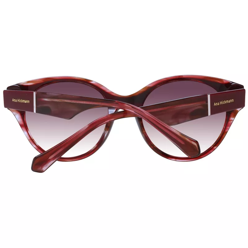 ANA HICKMANN Gafas de sol de mujer AH9345-51H03 Montura de acetato mariposa/cuadrada marrón lentes tintadas 53mm