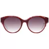 ANA HICKMANN Gafas de sol de mujer AH9345-51H03 Montura de acetato mariposa/cuadrada marrón lentes tintadas 53mm