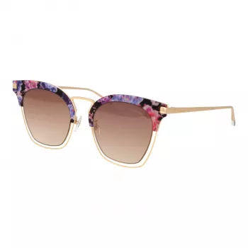 ANA HICKMANN gafas de sol mujer HI3037A-54H02 montura mariposa Havana, lente degradada marrón 51/22/145 mm