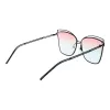 ANA HICKMANN Gafas de sol para mujer HI3049-6109A - Acetato havana forma cuadrada oversize - lentes degradadas marrones - 61/15/145 mm