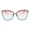 ANA HICKMANN Gafas de sol para mujer HI3049-6109A - Acetato havana forma cuadrada oversize - lentes degradadas marrones - 61/15/145 mm