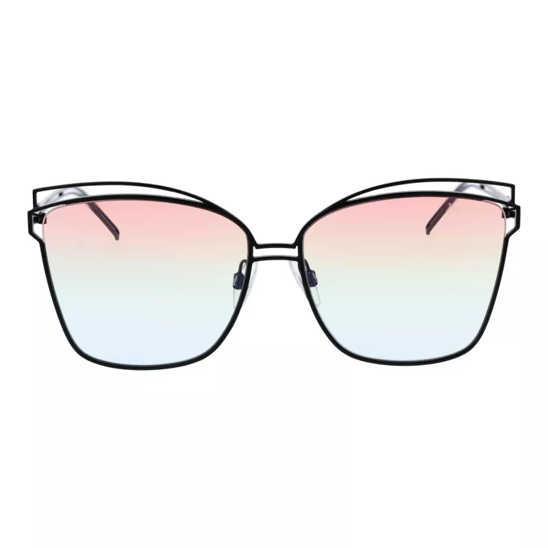 ANA HICKMANN Gafas de sol para mujer HI3049-6109A - Acetato havana forma cuadrada oversize - lentes degradadas marrones - 61/15/145 mm