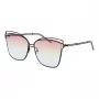 ANA HICKMANN Gafas de sol para mujer HI3049-6109A - Acetato havana forma cuadrada oversize - lentes degradadas marrones - 61/15/145 mm